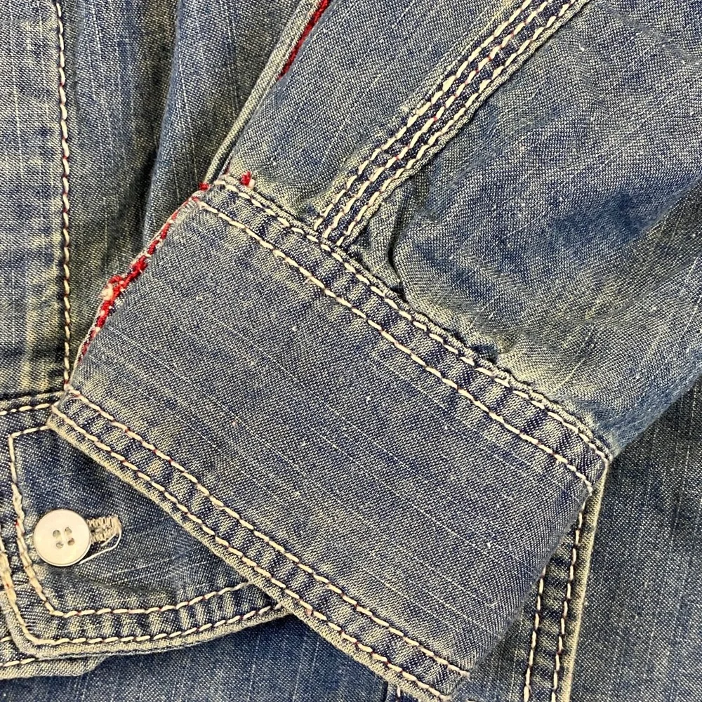 Seven7 Girls' Blue Denim‎ Button-Up Jacket
